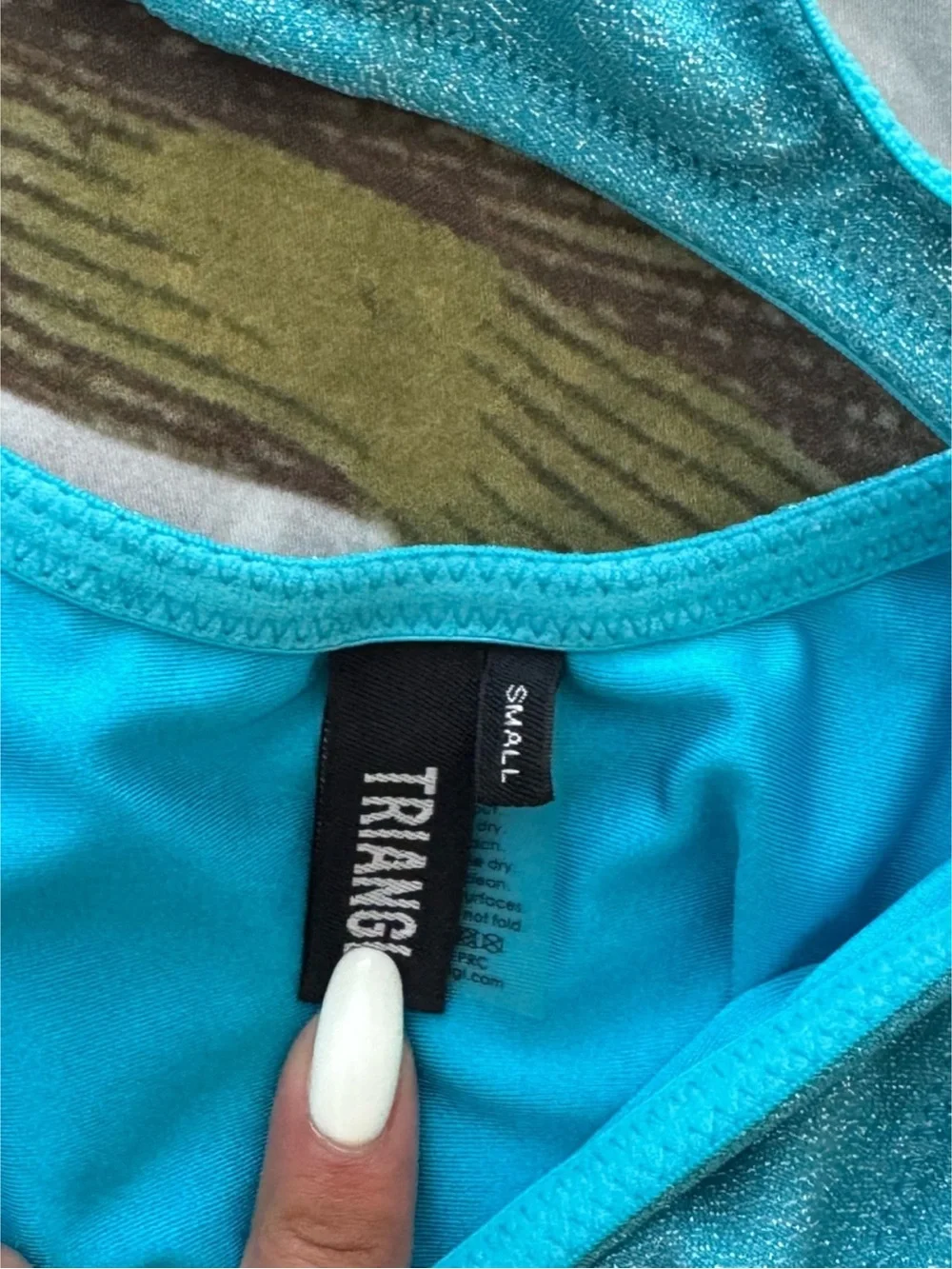 triangl swimwear Teal Two-Piece Bikini Set